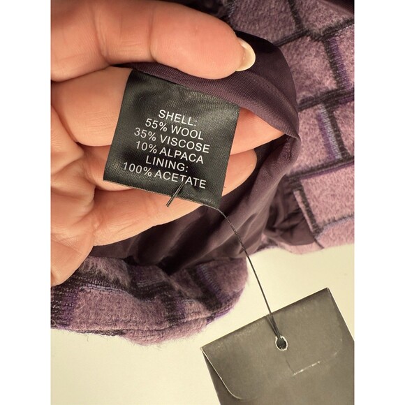 NWOT Hilton Hollis Jacket Size 8 Multicolor Boho Artsy Business Casual Career - Picture 3 of 10